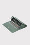 Zoozie Bags Angel Cartera de Mujer en Piel auténtica Color Menta con Cierre de Cremallera y Múltiples Compartimentos 20x10.5cm